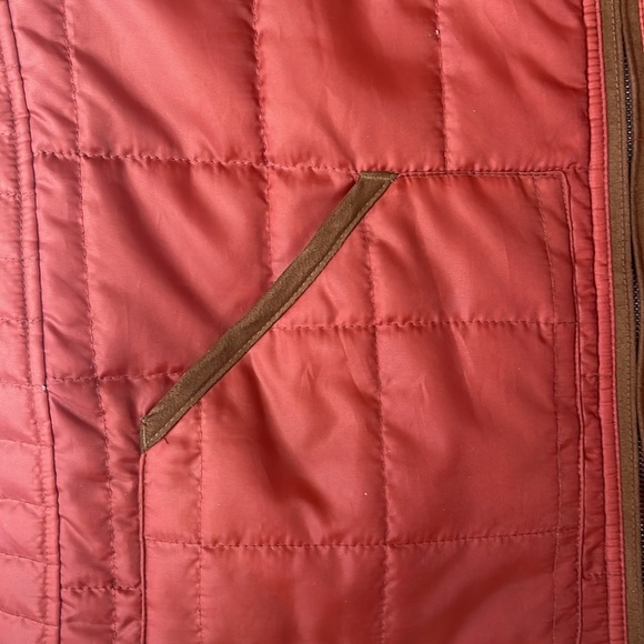 Alan Flusser Burnt Orange,Polyester Puff Vest - Picture 8 of 9